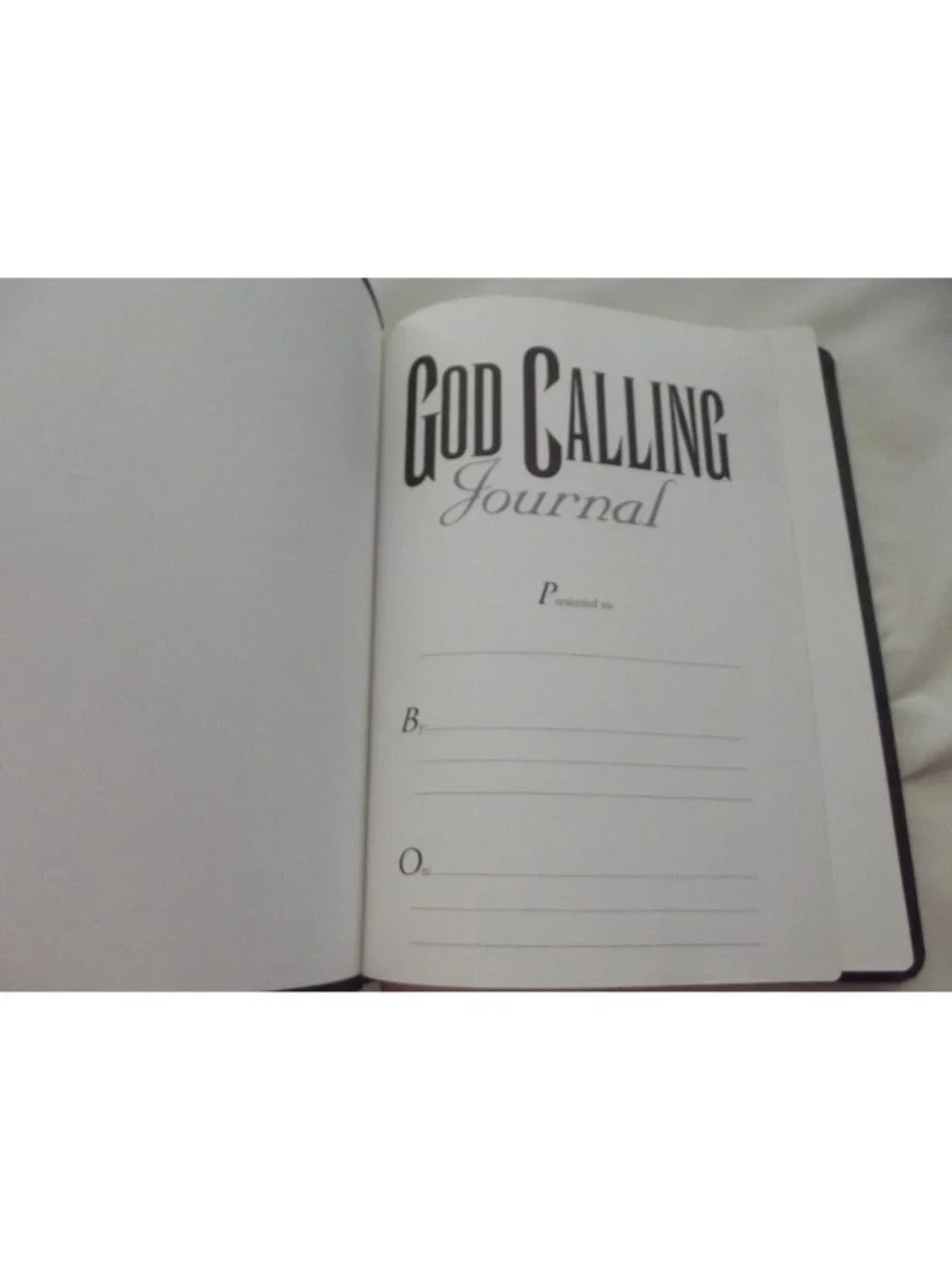 God Calling Journal By Two Listeners AJ Russell Leather Bound Green Barbour Book